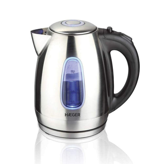 Haeger EK-22S.027A elektriskā tējkanna - 2200 W, 1,7 l, bezvadu, apkures indikācijas lampiņa