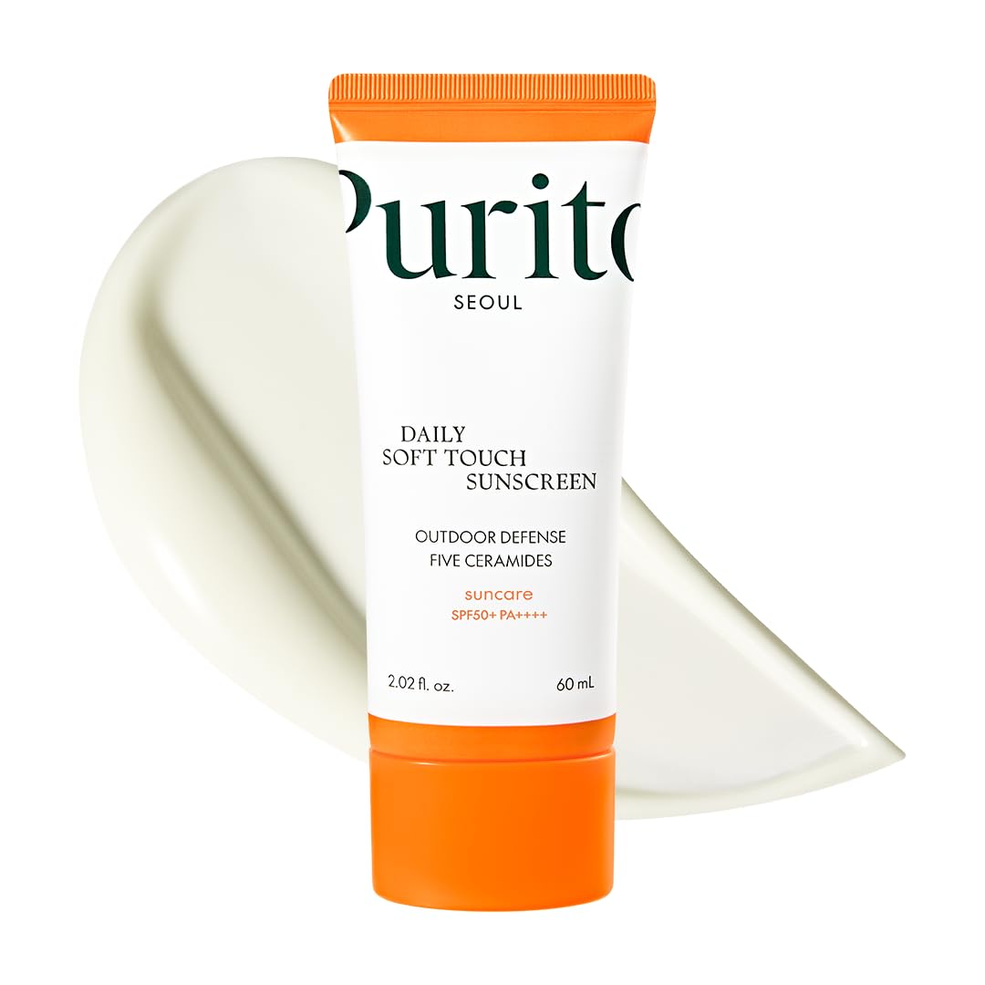 Saules aizsargkrēms PURITO Soft Touch jutīgai ādai, 60 ml