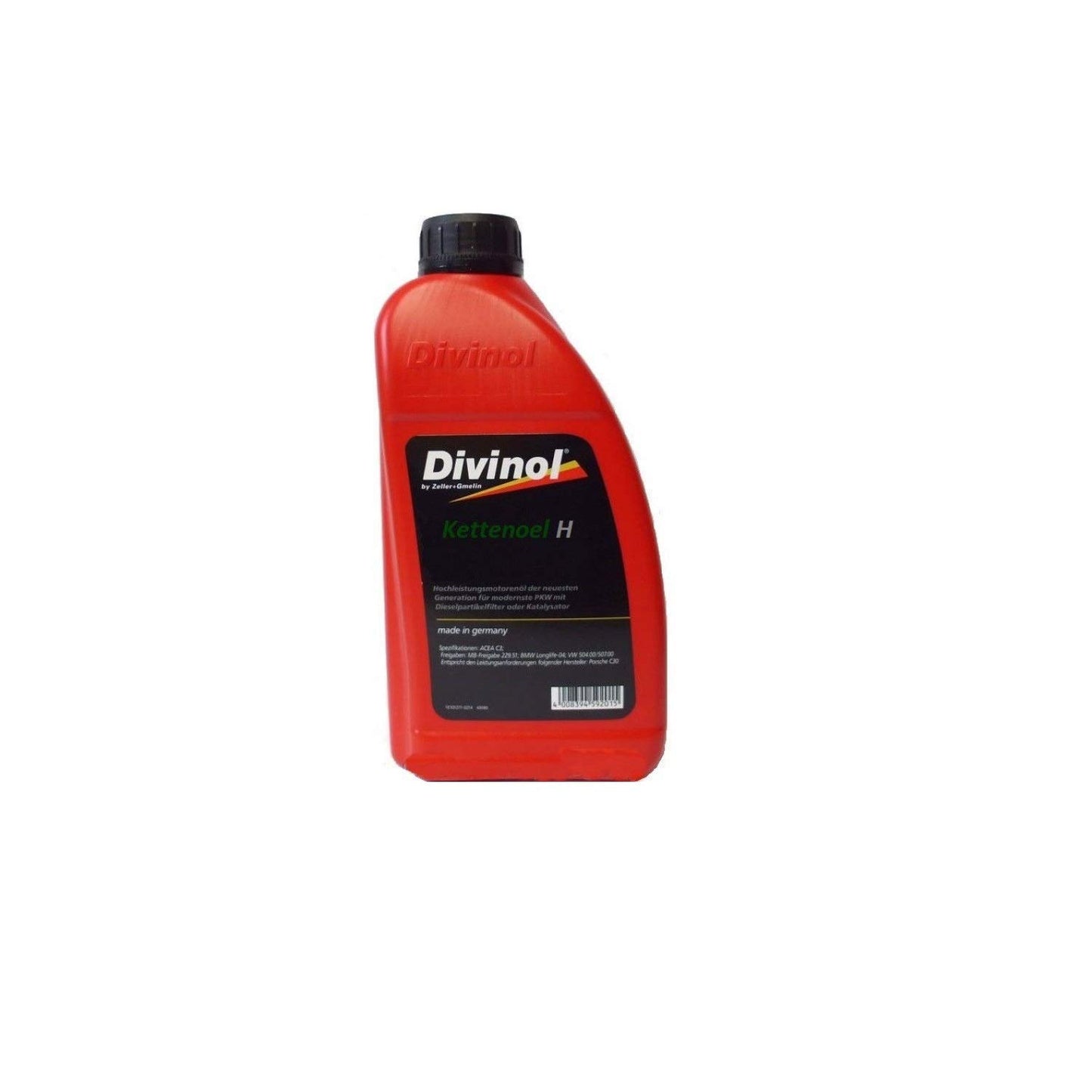 DIVINOL Kettenöl H ķēžu eļļa ar īpaši labu saķeri, 1l saturs / Made in Germany