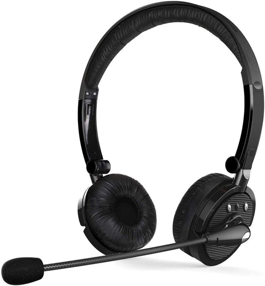 XBC Tech Bluetooth austiņas - bezvadu, ar mikrofonu, brīvroku ierīce, ideālas birojam un zvanu centriem.