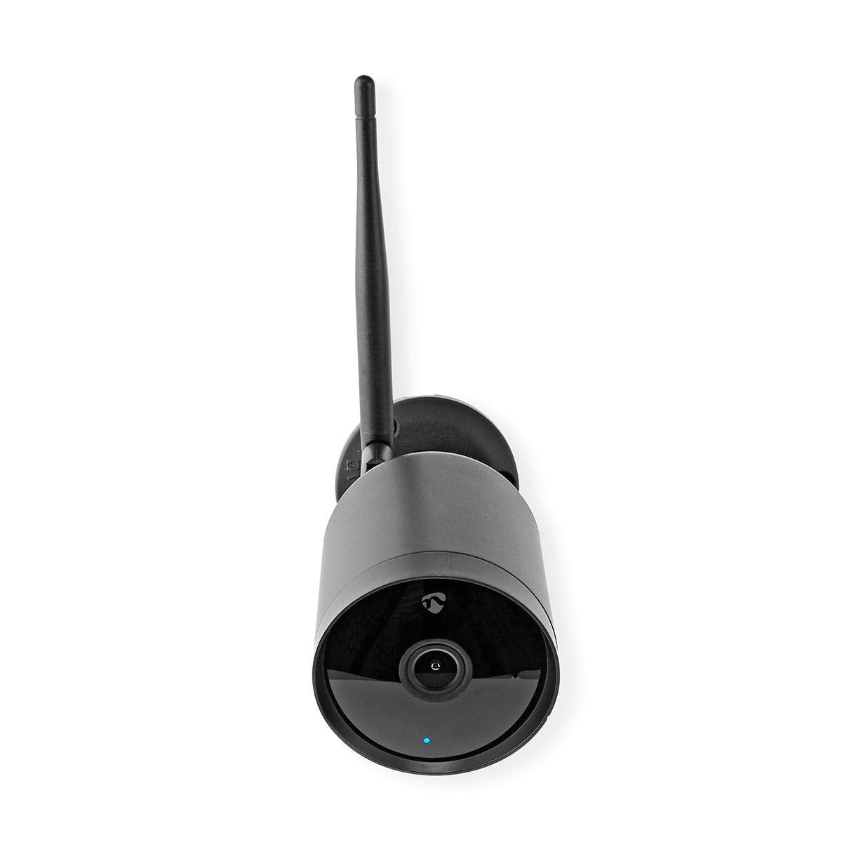 NEDIS SmartLife - Āra kamera - WLAN Inteliģentā kamera - Full HD - IP65 - ar kustību sensoru un nakts redzamību - Iekļauta SmartLife lietotne - Saderīga ar Android un IOS Melna 163 mm