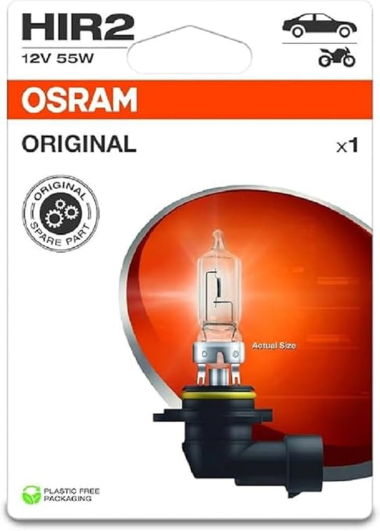 Osram ORIGINAL LINE, HIR2, halogēna prožektoru spuldze transportlīdzekļiem, vienreizējs blisteris (1 spuldze), balta