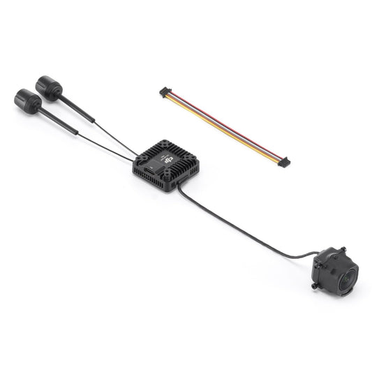 DJI O4 Air Unit Pro FPV dronam, digitālais pārraides sistēma, zema latentums 15 ms, maksimālais diapazons 15 km, video ieraksts ar 4K/120fps, redzes lauks 155°, 1/1,3 collu CMOS sensors
