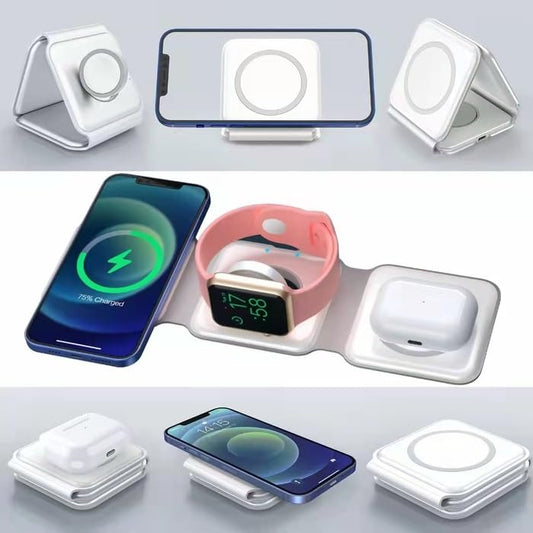 Qdos POWERMAG bezvadu lādētājs MAGSAFE Balts