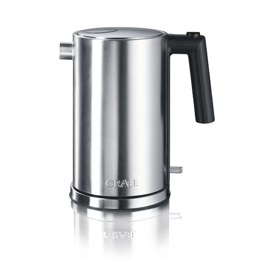 GRAEF nerūsējošā tērauda tējkanna WK 600 - matēta, eleganta dizaina, ātra vārīšana, 1.5L jauda