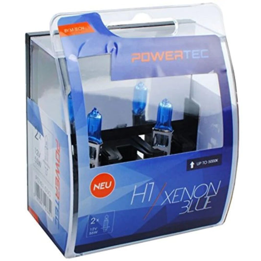 M-Tech PTZXB1-DUO H1 Xenon optikas halogēna spuldze 55 W 12 V, zila, skaits 2