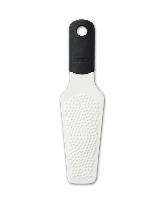 KYOCERA keramikas rīve ar rokturi - melna/balta, plastmasa un keramika, izmērs 23,1 x 6,4 x 1,6 cm