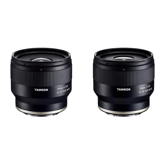 Tamron 24mm F/2.8 Di III OSD M 1:2 - objektīvs Sony E-montāžai & F053SF, 35mm AA8F/2.8 DiIII OSD M0.0430555555555556 - objektīvs Sony E-montāžai