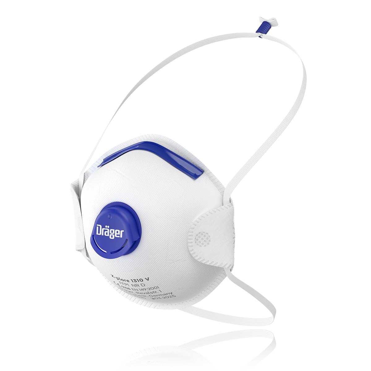 FFP1 respiratoru maska ar vārstu Dräger X-plore 1310 V, 10 gab.