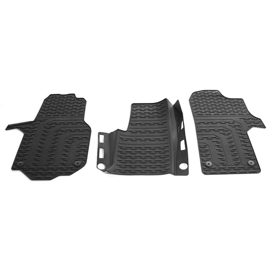Volkswagen 7C1061502A82V visu laiku paklāji oriģinālie gumijas paklāju komplekts 3-daļīgs gumijas paklāji titāna melnā krāsā