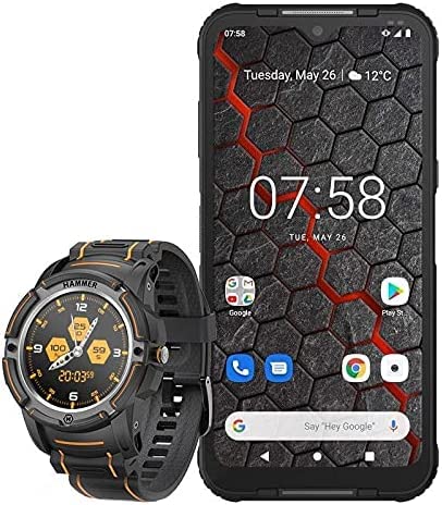 Hammer H Hammer Blade 3 - 6.2" IPS display, 48MP camera, military-grade, waterproof, shockproof, eSIM, NFC, fitness tracker.