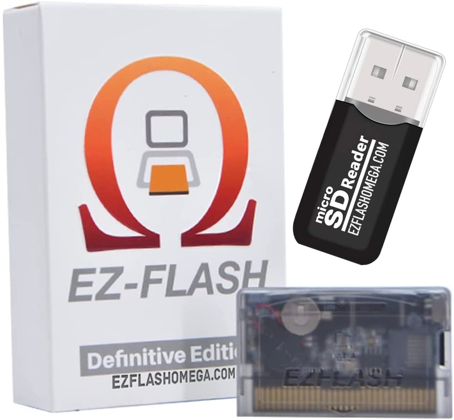 GBA SP spēļu kasete micompuTer EZ Flash Omega Definitive Edition EZ Flash Omega DE GBA GBA SP DS NDS Lite