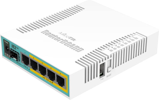 MikroTik maršrutētājs hEX PoE (RB960PGS)
