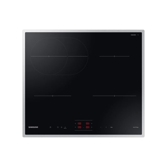 Samsung autonomais indukcijas plīts virsma (NZ64B4015HK/U1), 60 cm, stikla keramikas, plaša indukcija, SmartThings Cooking, sensora taustiņi ar slīdni