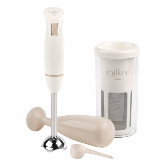 JATA MILKER JELV2350 - iekārta mājās gatavotai dārzeņu pienam, auzu pārslām, sojai, rīsiem, mandelēm, maksimāla emulsija, 1 litrs 1 minūtē, ar 5 receptēm