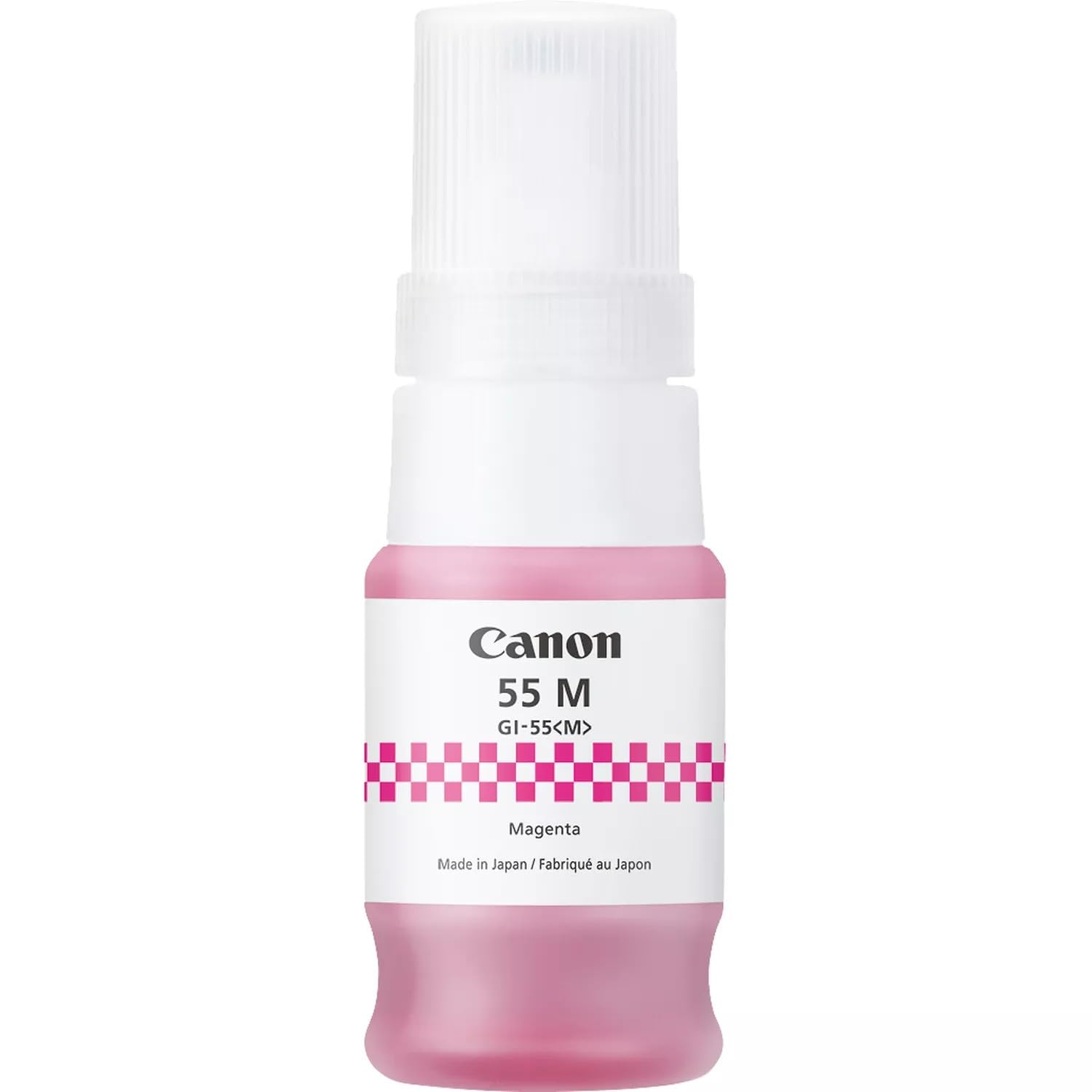 Canon GI-55M Magenta Ink Bottle - Up to 3,000 pages, compatible with MegaTank Maxify GX1050, GX2050, high-quality refill.