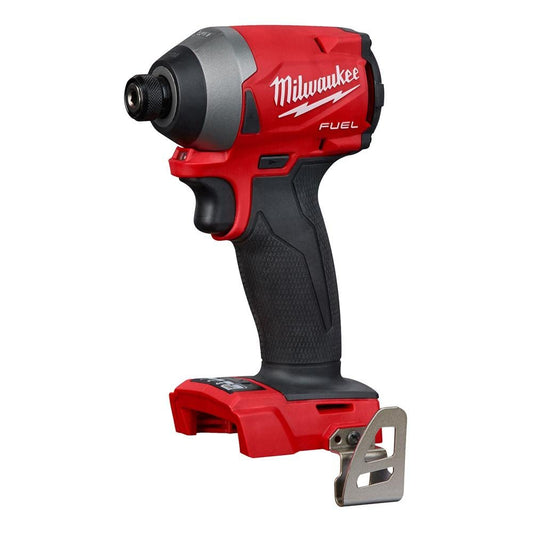 Milwaukee M18FID2-0X - Compact 1/4" impact driver, Heavy Duty, black-red, 18V, no battery included.