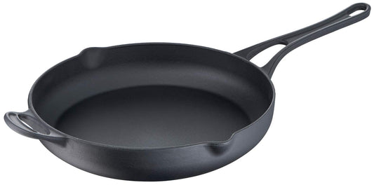 Tefal Jamie Oliver Premium tērauda liešanas panna 28 cm - emaljēts pārklājums, droša gatavošana, indukcija, izliešanas snīpis