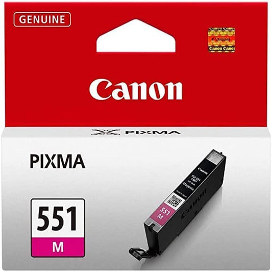 Canon CLI551M Magenta Ink Cartridge - High-quality, vibrant color, compatible with select Canon printers.