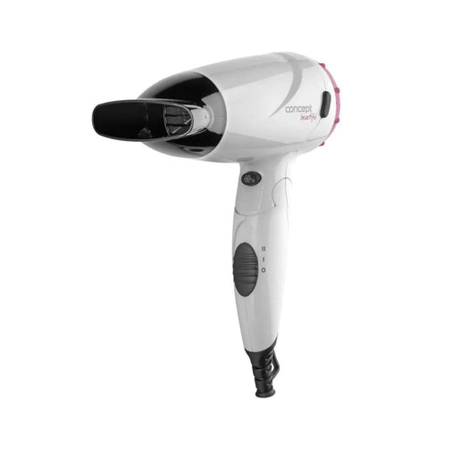 Koncepts Mājsaimniecības ierīces Beautiful VV5740 matu fēns 1500W ar salokāmu rokturi (rozā)