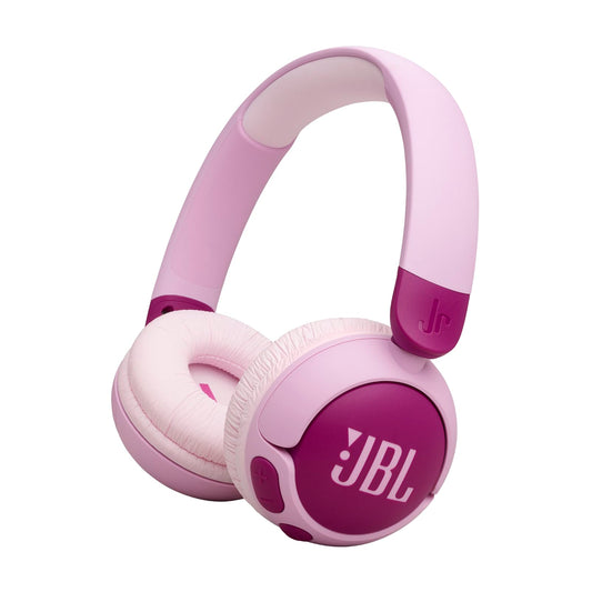 JBL Junior 320 BT - bezvadu On-Ear austiņas ar iebūvētu mikrofonu, 50 stundu atskaņošana, droša skaņa, violets.