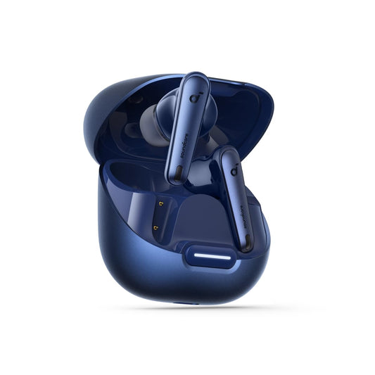soundcore by Anker Liberty 4 NC - Bluetooth headphones with 98.5% noise cancellation, adaptive sound, 50-hour playback (Blue)