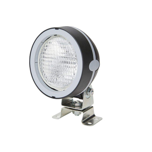 HELLA 1GM 996 134-321 Halogēna darba prožektors - Mega Beam - 12/24V - uzstādīšana/skrūvēšana - stāvošs/izgāžams montāžas kronšteins - grīdas apgaismojums - kontakts: AMP