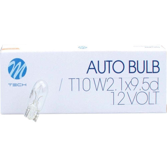 M-Tech Z12 spuldze W2.1 x 9.5d 12 V/5 W t10-w5 W, komplekts no 10