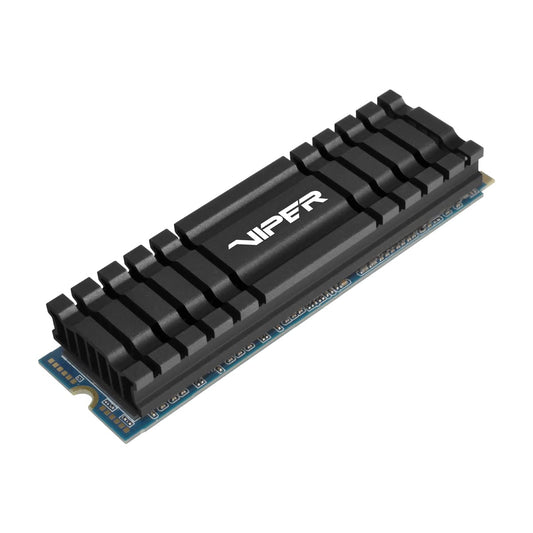 Patriot Memory Viper VPN110 M.2 1TB SSD - NVMe PCIe Gen3 x 4, 2280 form factor, includes heatsink for optimal cooling.
