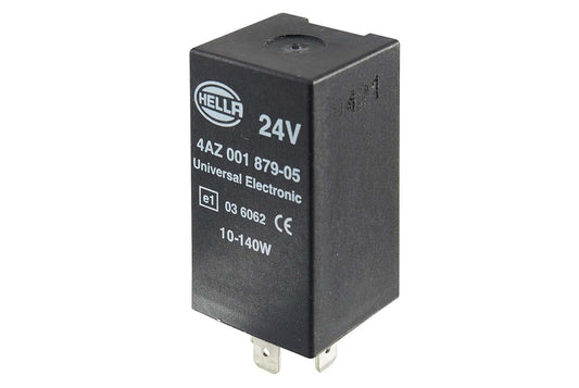 HELLA 4AZ 001 879-051 mirgošanas relejs - 24V - 3-pola - uzstādīšana - ar turētāju