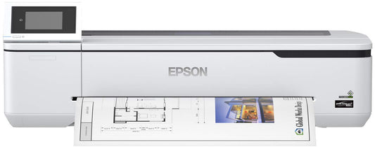 Epson SureColor SC-T3100N - CAD/GIS/POS printer, A1+ prints, 24" roll, WiFi, Ethernet, white color.