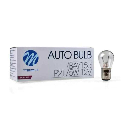 M-Tech Z15 lampa BAY15D 12 V P 21/5 vati, 10 gabalu komplekts
