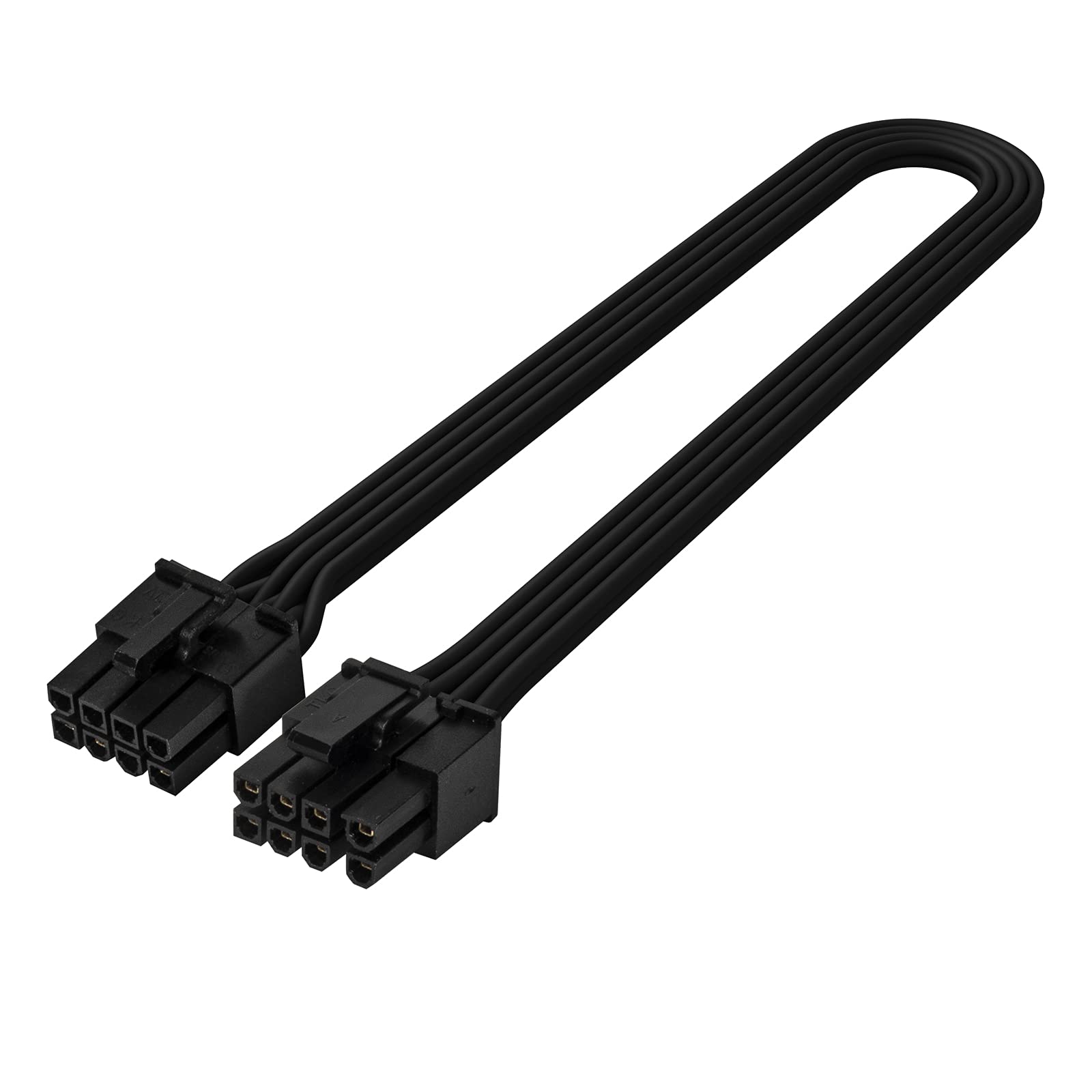 SilverStone PP06BE-PC335 - EPS/ATX 12V 8-pin PCIe 6+2-pin cable, 350mm length, 16 AWG, black color.
