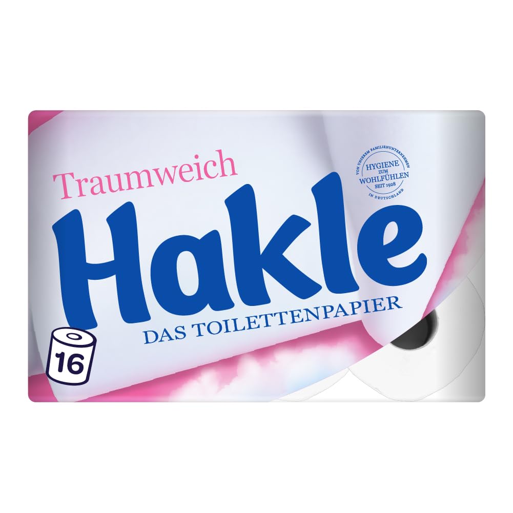 Tualetes papīrs Hakle Traumweich, 16 ruļļi, 4 slāņi