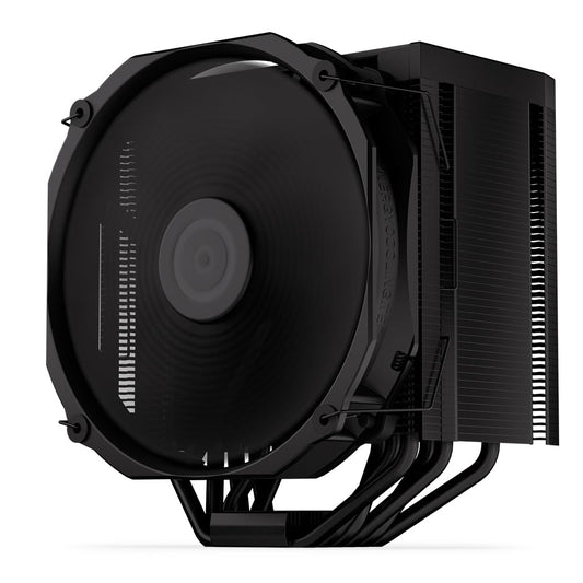 ENDORFY Fortis 5 Black - 140mm CPU cooler with Fluctus fan, semi-passive mode, compatible with AM4, AM5, LGA1700, LGA1200.