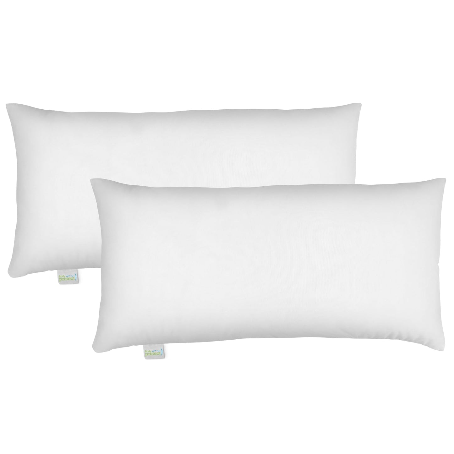 Miega spilveni Bodyprotect Ecoline 2 gab. 40x80 cm, 100% mikrošķiedra, hipoalerģiski, mazgājami, ražoti ES
