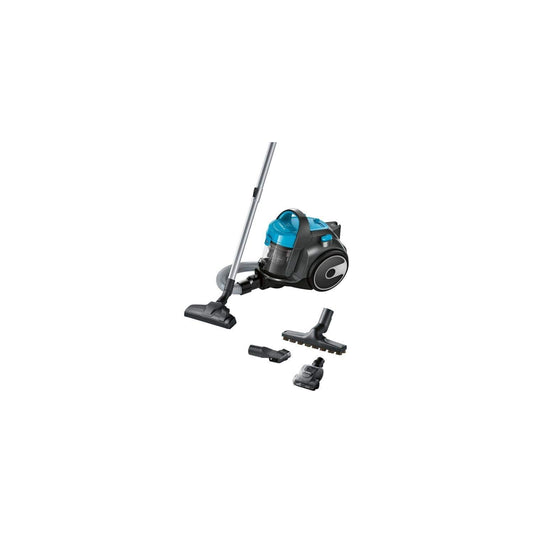 BOSCH BGS05X240 putekļsūcējs bez maisiņa - bezvadu, jaudīgs, kompakts dizains, efektīva putekļu uzkrāšana.