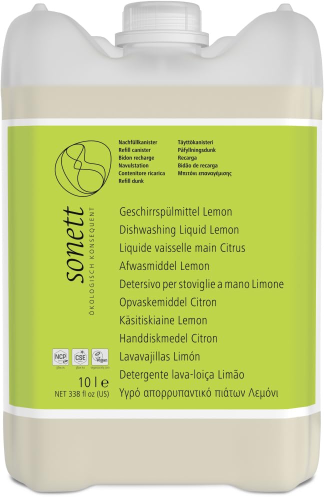 Trauku mazgāšanas līdzeklis Sonett Lemon, 10 Liter