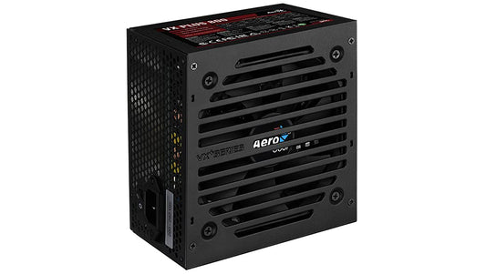 Aerocool VX Plus 800 Power Supply - 800W, 20+4 pin ATX, black, reliable performance for gaming PCs.