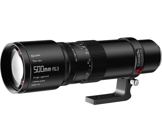 TTArtisan 500 mm F6.3 teleobjektīvs ar metāla korpusu, saderīgs ar L stiprinājumu (pilna kadra), melns