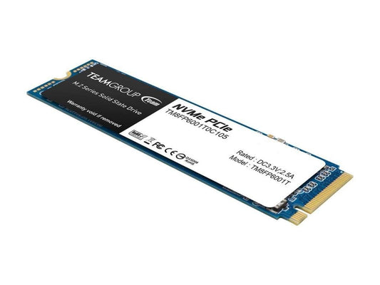 Team Group MP33 1TB NVMe M.2 SSD - PCIe Gen3 x4, 1800 MB/s read, 1500 MB/s write speeds