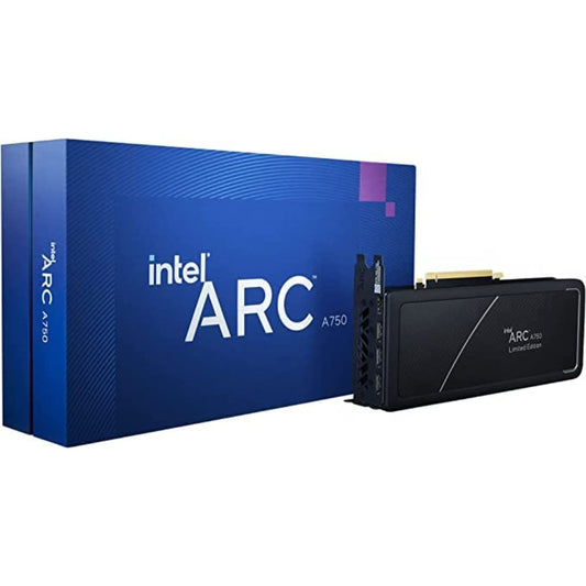 Intel® Arc™ A750 8GB PCI Express 4.0 grafiskā karte - Augstas veiktspējas grafika, 8GB atmiņa, PCIe 4.0 saskarne.
