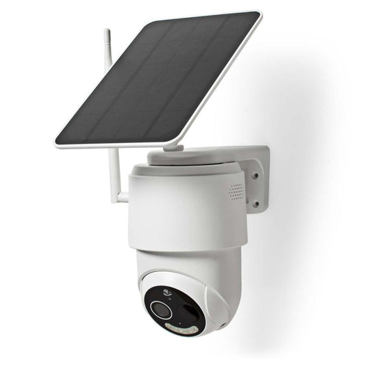 Nedis SmartLife āra kamera | 4G | Full HD 1080p | Pan tilt | IP65 | mākoņkrātuve (pēc izvēles) / microSD (nav iekļauta) | 5 V DC | ar kustību sensoru | nakts redzamība | balta