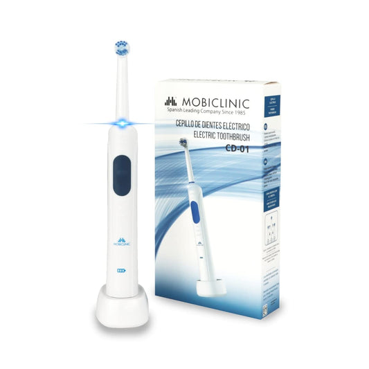 Mobiclinic, elektriskā zobu birste, Eiropas zīmols, uzlādējama, elektriskā zobu birste, balta