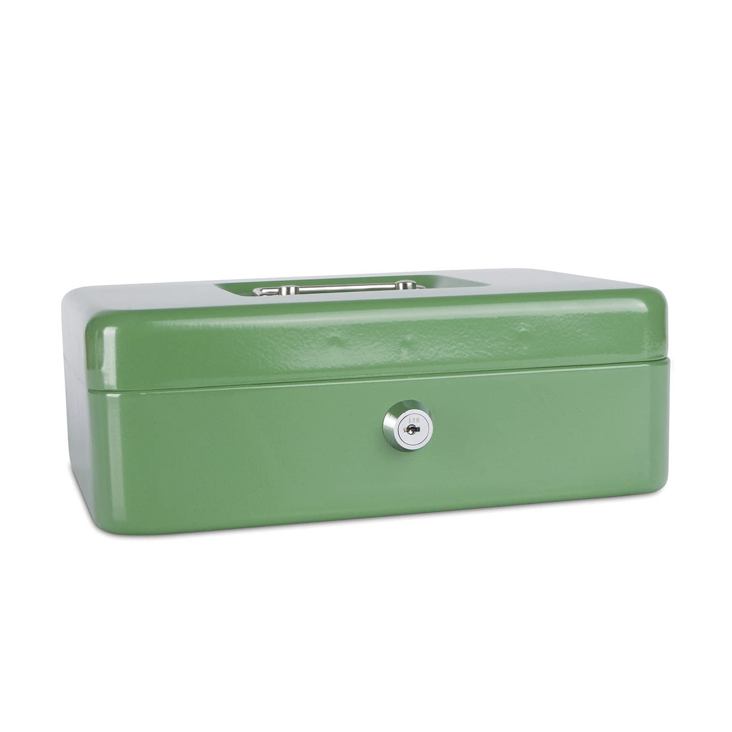 DONAU 5233001PL-06 liela naudas kaste, 250 x 90 x 180 mm, zaļa