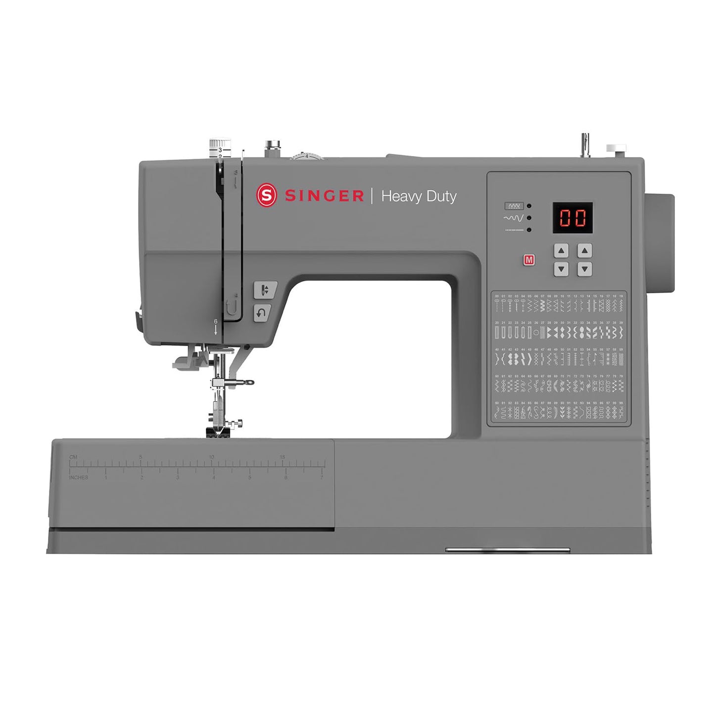 SINGER Heavy Duty 6605C šujmašīna, elektriska, pelēka