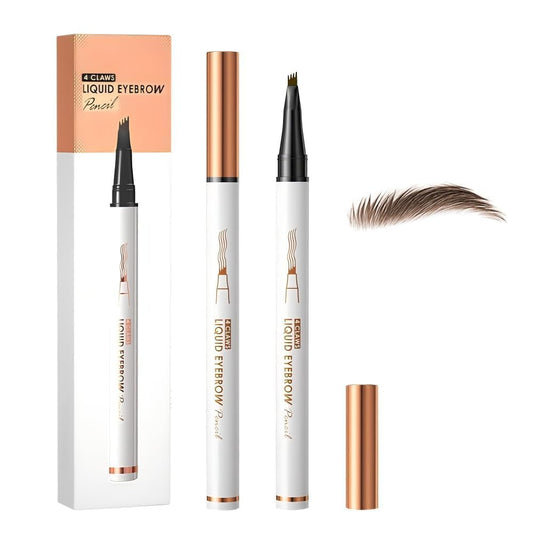2 gab. microblading uzacu zīmuļi, 2026 uzlabots 3D, ūdensizturīgs, ilgnoturīgs, dabisks, smalks, maģisks uzacu zīmulis sievietēm un meitenēm (Dunkelbraun 2Stück)