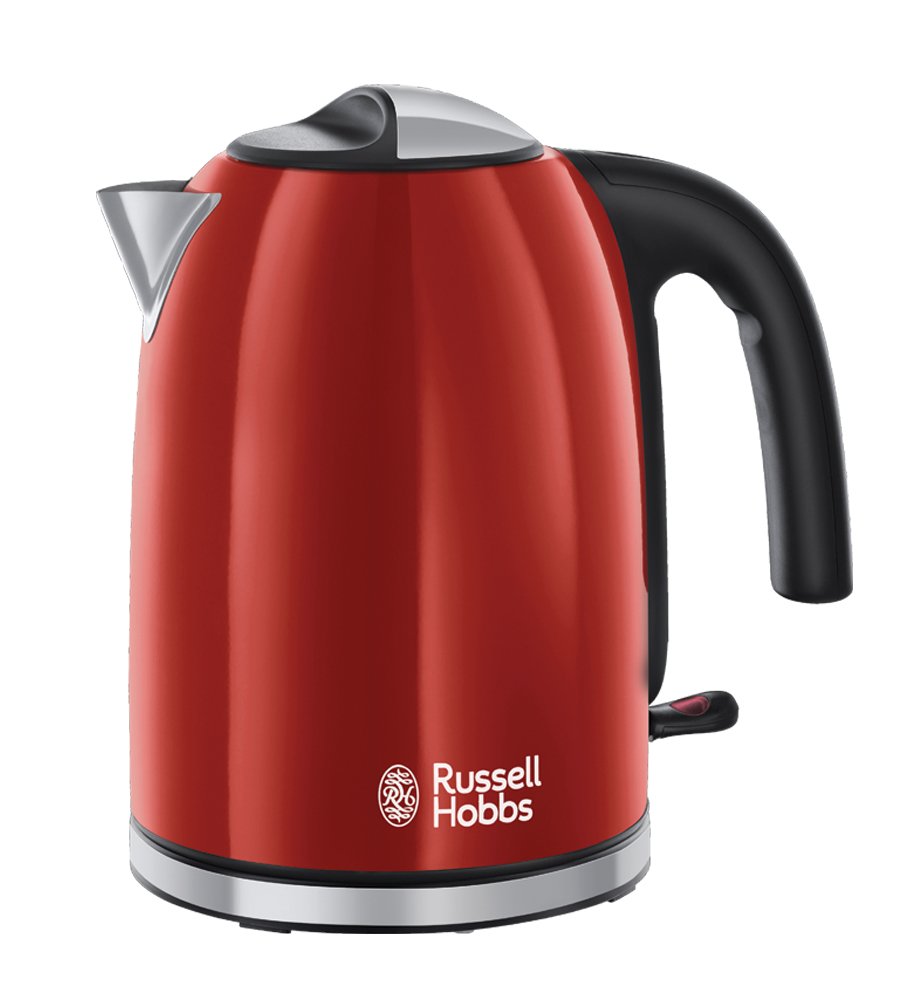 Russell Hobbs ūdens vārītājs 20412-70 - 1,7l, 2400W, ātrā vārīšana, izņemams filtrs, optimizēts snīpis, ūdens līmeņa indikators.