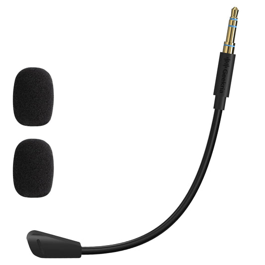 Mikrofons GEEKRIA noņemams 3,5-mm, saderīgs ar Turtle Beach Stealth 400, 420x, 450, 500p, 520, Recon 50x, 50p, 50, 60p, 17 cm
