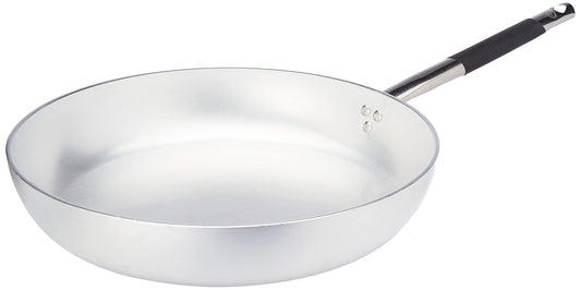 Pentole Agnelli ALMC1111C36 Cool Radiante - 36 cm, 5 mm thick, non-aluminum, stainless steel handle, silver cookware.